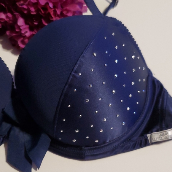 Navy Padded Bra by Aerie - 34C - Picture 2 of 11